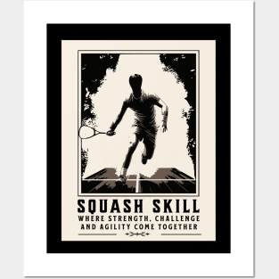 squash quote Posters and Art